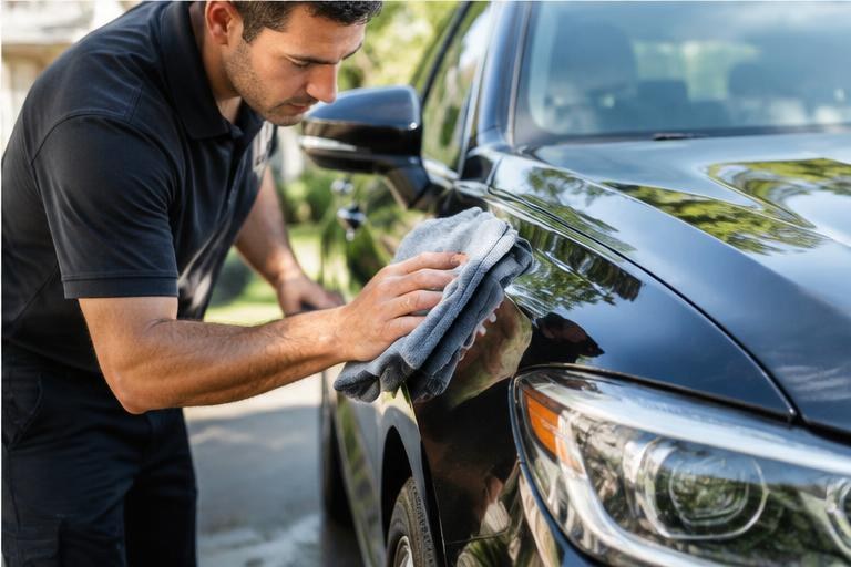 Mobile Detailing professional at work